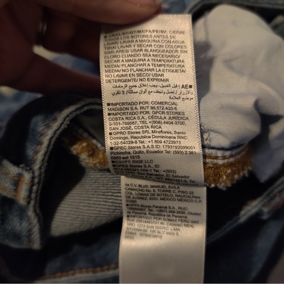 Old Navy High Rise Denim Midi Skirt Classic Blue Secret Smooth Pocket Front Slit - Picture 4 of 5